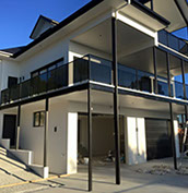 Rendered and painted home